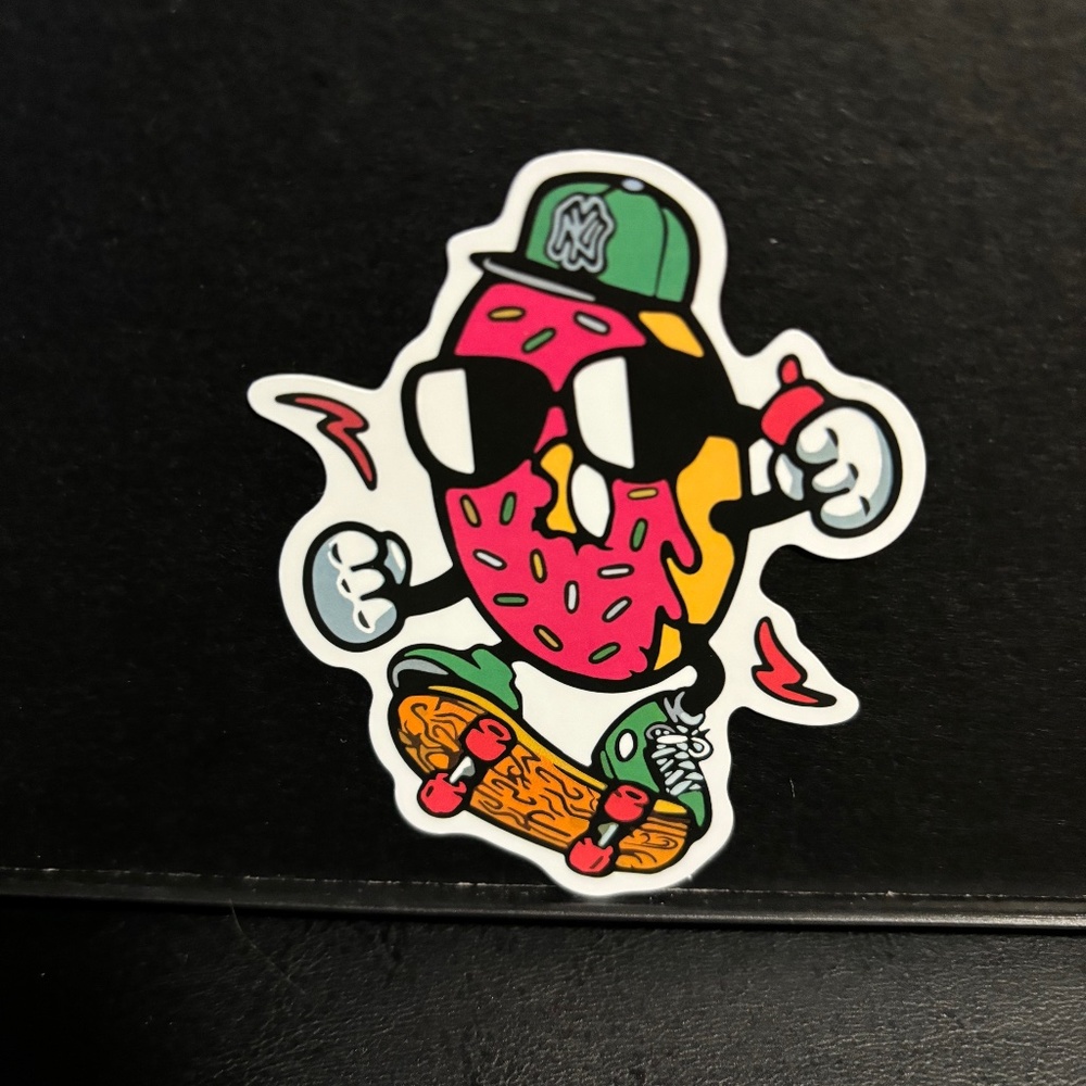 SKATEBORADING DOUNT STICKER